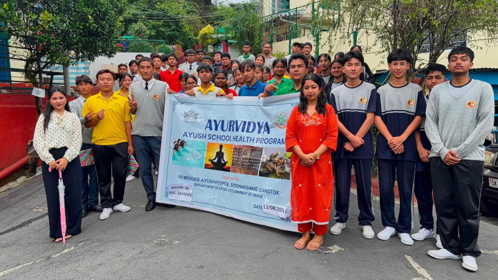 AYURVIDYA HEALTH PROGRAMME PROMOTES HOLISTIC WELLNESS AT BAHAI SCHOOL TADONG